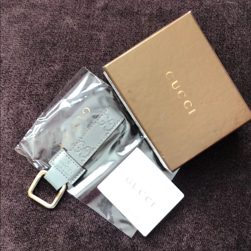 GUCCI Leather Key Chain
